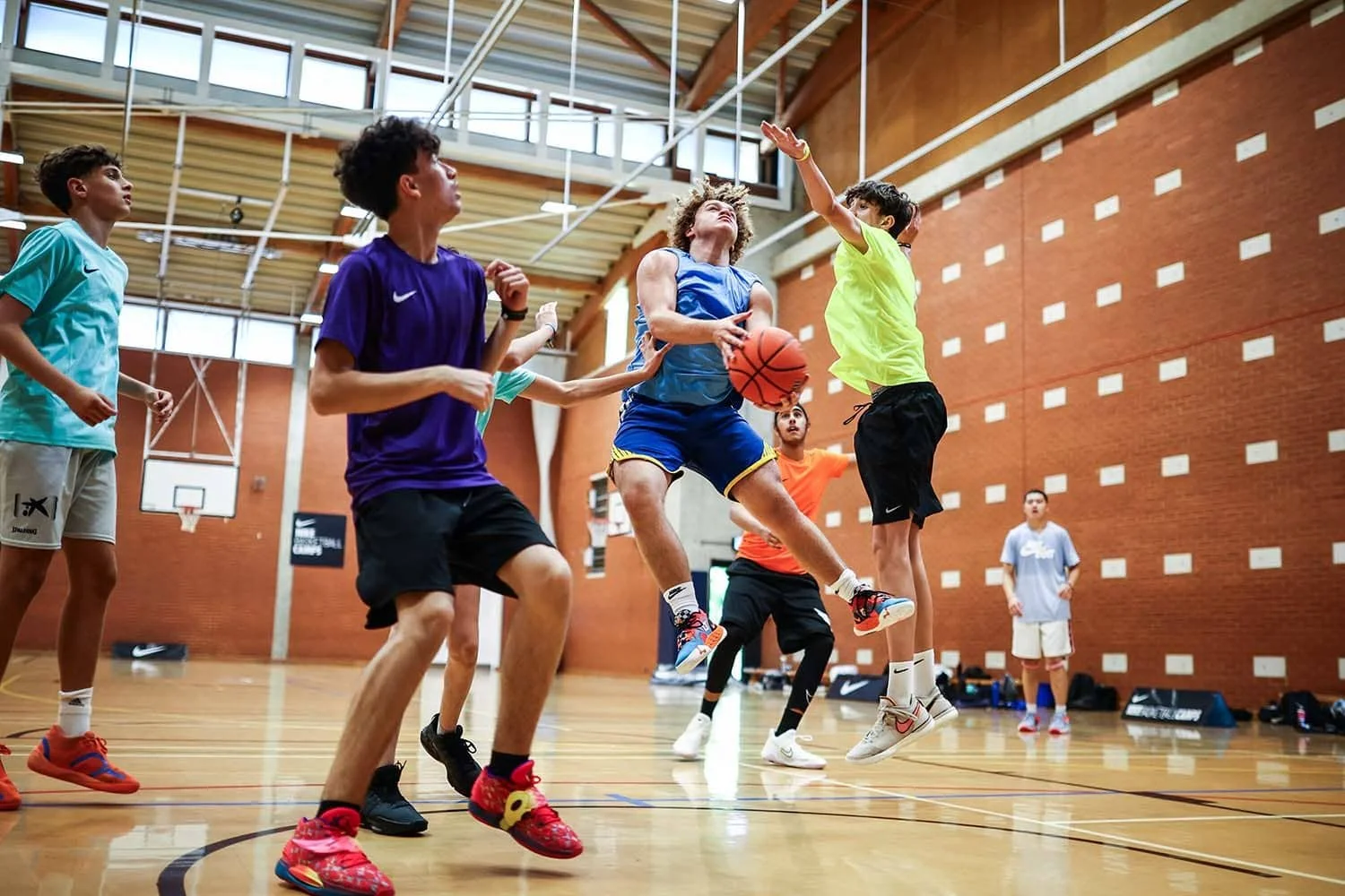 Basketball February Half Term Camp Action